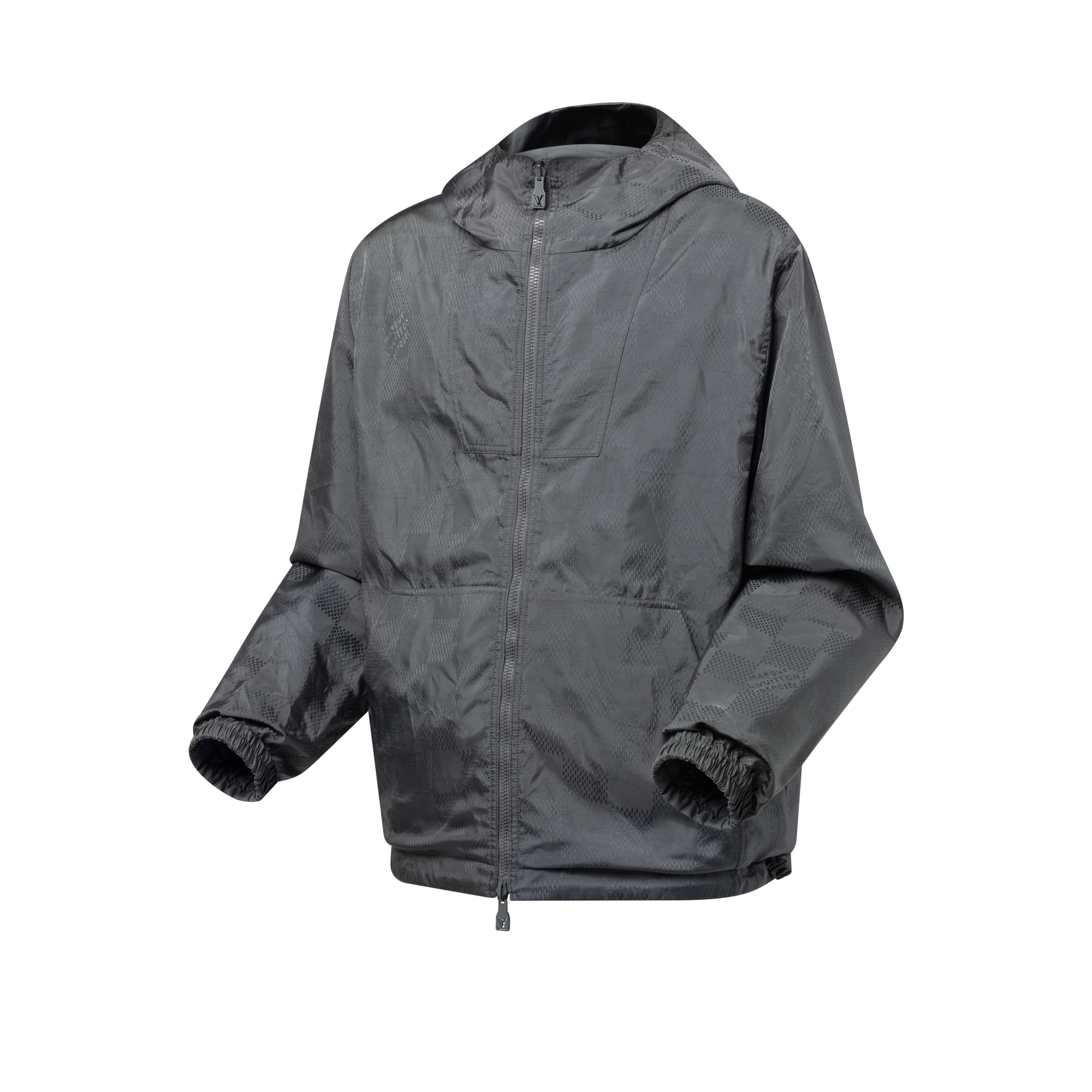 Damier Jacquard Reversible Nylon Windbreaker - Men - Ready-to-Wear